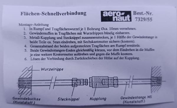 7329/55 Flächen-Schnellverbinder M5/Klick